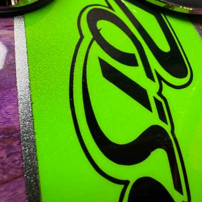 Rikki Rocket's Poison, 2018 Nothing But a Good Time Tour DW Cherry Mahogany 8-Piece Drum Set, Custom Poison Graphic, Autographed!! image 21