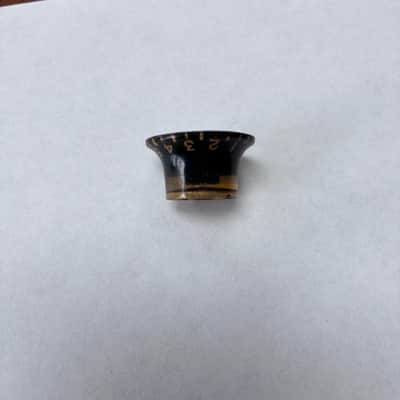 Vintage 1960’s Gibson Guitar Top Hat Volume Knob | Black image 3