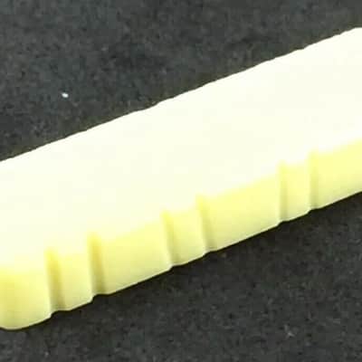 Slotted Mandolin Nut Plastic White image 1