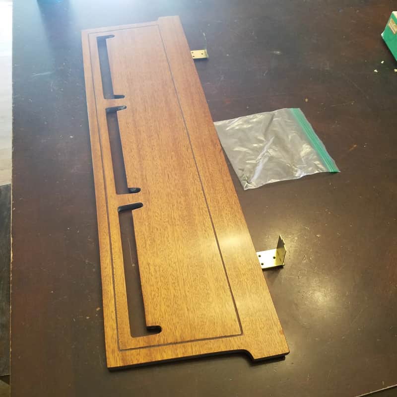 Hammond Music Stand Book Support Organ Piano L-100 Series 1961 Stained Wood image 1