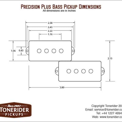 Tonerider Classic P Precision Bass Pickup image 3