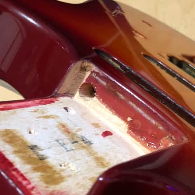 1989-91 Japan Charvel 375 Deluxe Exotic Flame Sunburst Guitar Body Floyd Ready image 7