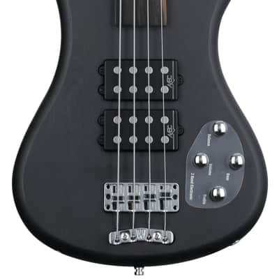 Warwick RockBass Corvette $$ Fretless Electric Bass Guitar - Nirvana Black Transparent Satin image 2