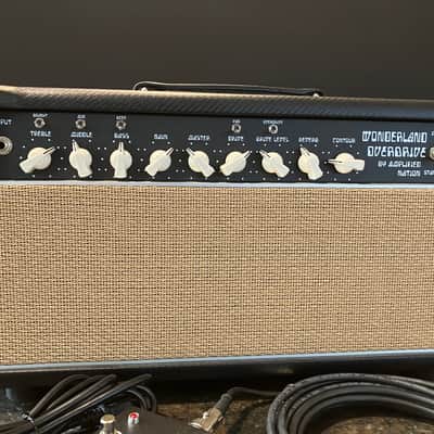 Amplified Nation WONDERLAND OVERDRIVE V2 50W HEAD 2025 - CARBON FIBER TOLEX image 1