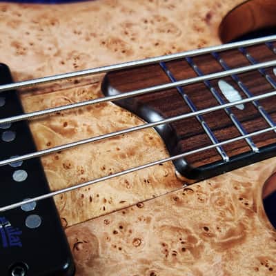 Drake Custom Short Scale 4 Bass Guitar, Natural Oil image 15