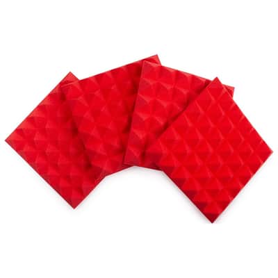 Gator GFW-ACPNL1212P-4PK Pyramid Acoustic Panels (4-Pack)