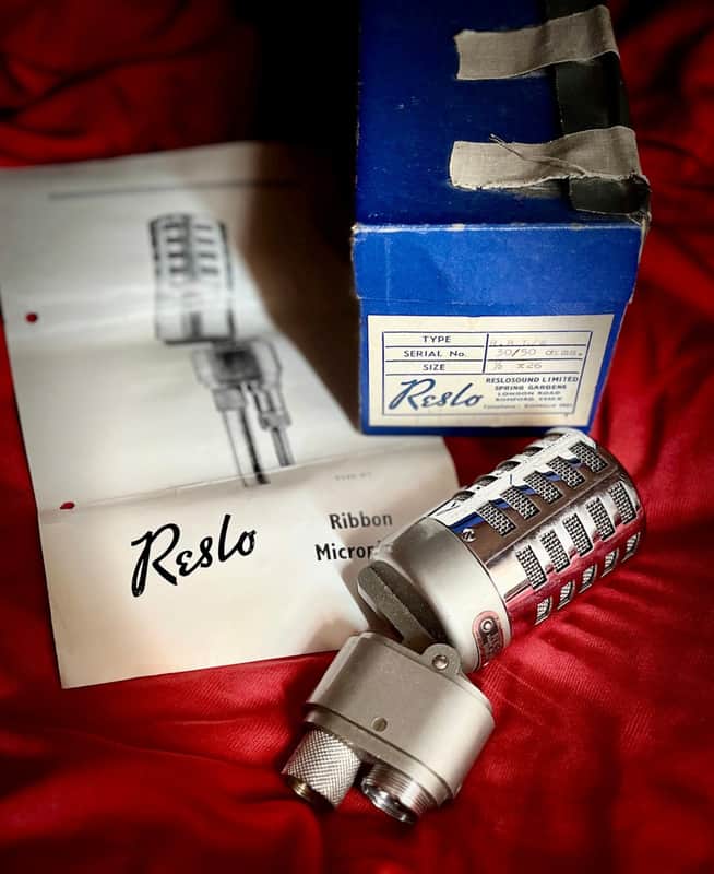 Vintage Reslo Ribbon Mic - Beatles | Reverb