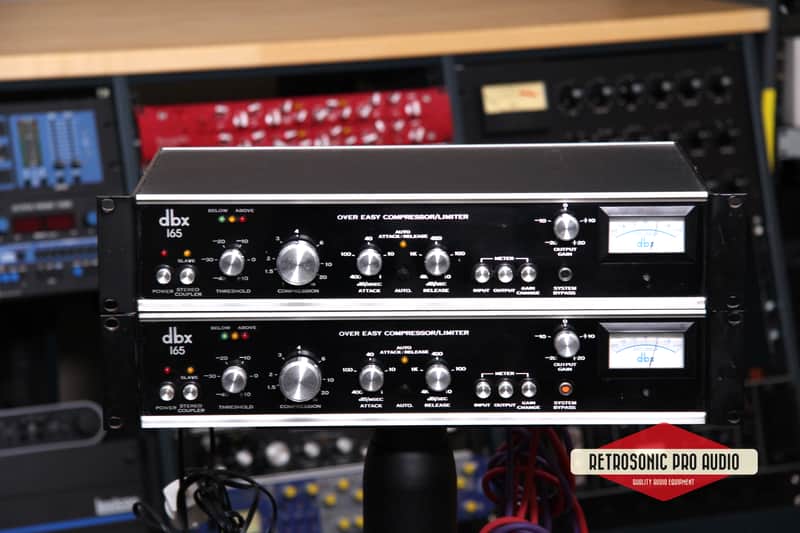 dbx 165 Over Easy Compressor / Limiter Pair image 1