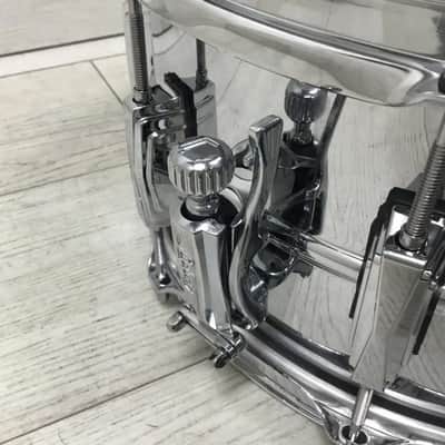 Ludwig Supraphonic 6.5 X 14 Chrome Over Brass Snare Drum image 7