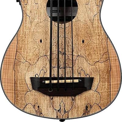 Kala Spalted Maple 4-String Acoustic-Electric U-BASS, Spalted Maple Top image 1