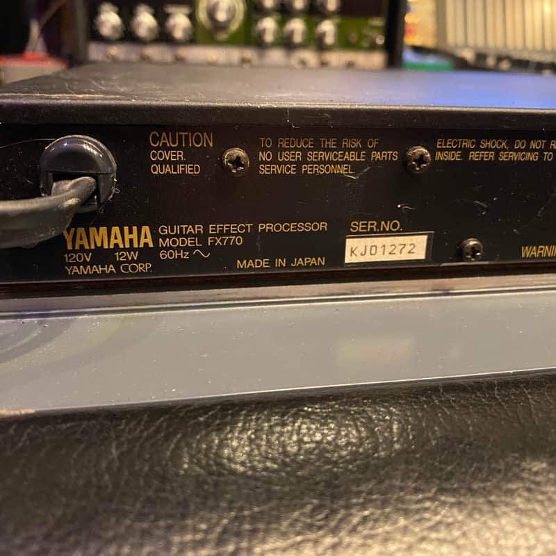 Yamaha FX770 90s guitar multi effects processor made in Japan amp