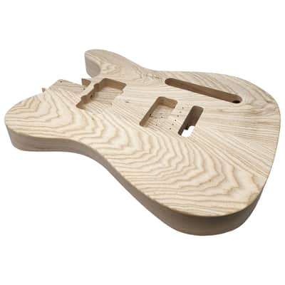 Carparelli Custom 2-Piece Swamp Ash T-Style Body, Hybrid Jazzmaster/P90/Strat - Un-Finished image 3