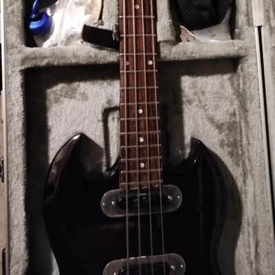 Beautiful 1971 Excellent Condition Gibson Custom SB-400 Bass Cherry Alder w/ Hard Shell Case & accessories image 5