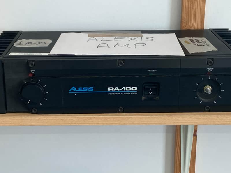 Alesis RA100 Reference Amplifier 1990s - Black image 1