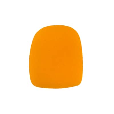 Microphone Windscreen - Orange Colored - Fits Shure SM58, Beta 58A & Similar - Vocal Mic Cover New image 1