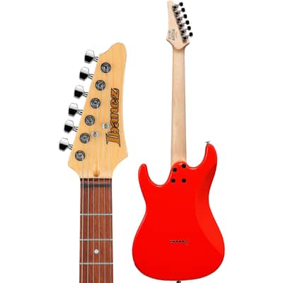 Ibanez AZES31 Electric Guitar Vermilion SSS image 3