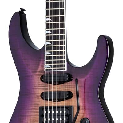 Kramer SM-1 Figured Electric Guitar - Royal Purple Perimeter image 11