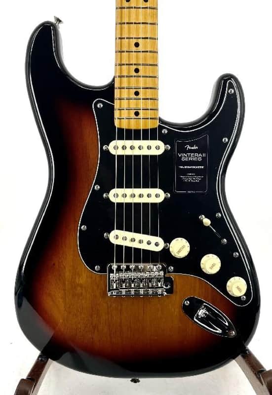 Fender Vintera II 70S Stratocaster Electric Guitar Maple 3-Tone Sunburst Serial#:MX23050999 image 1