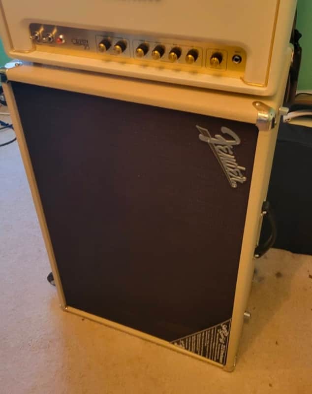 Fender Super-Sonic 60 212 Enclosure 120-Watt 2x12" Guitar Speaker Cabinet 2010 - Present - Blonde image 1