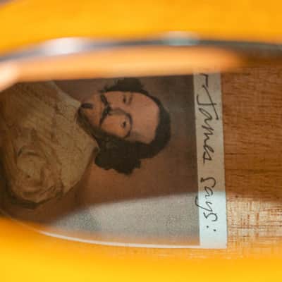James Curtis Island Prototype Reverse Guitar image 13