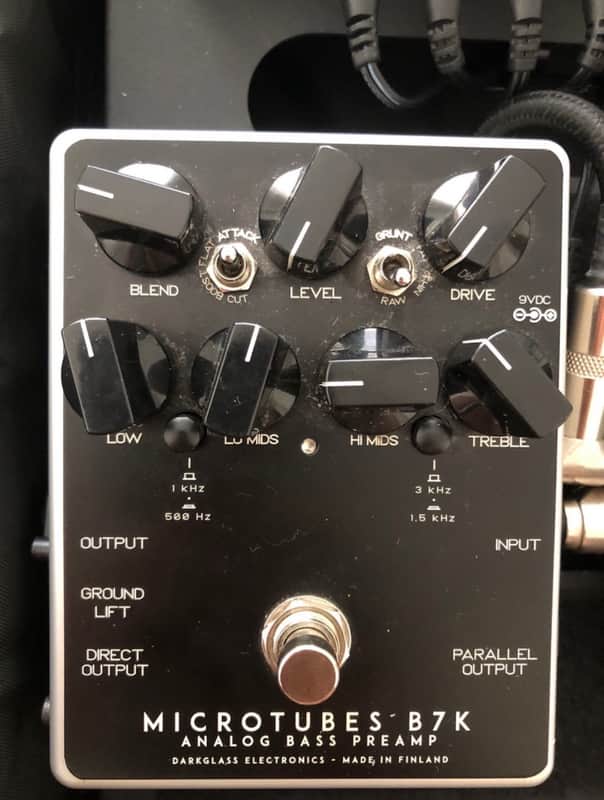 Darkglass Electronics Microtubes B7K Analog Bass Preamp 2010s - Black image 1