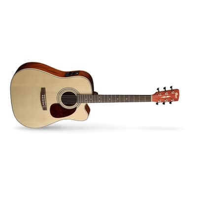 Cort MR Series MR500E OP Acoustic Electric Guitar, Open Pore image 1