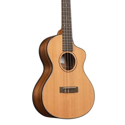 Kala All Solid Cedar Top Trembesi Metropolitan™ Baritone Cutaway w/ Bag / KA-CTRG-B_W/BAG image 3