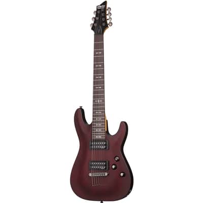 Schecter Omen 7 7-String Electric Guitar - Rosewood Fingerboard, Walnut Satin image 10
