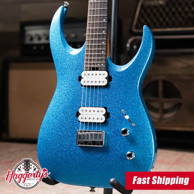 Jackson Pro Plus Misha Mansoor Juggernaut HT6 Electric Guitar - Blue Sparkle - Demo image 1