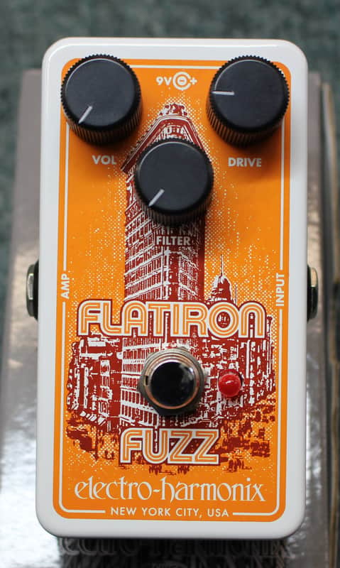 Electro-Harmonix Flatiron Fuzz Guitar Effects Pedal w/Box image 1