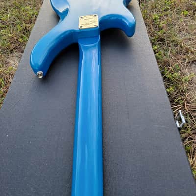 Vintage BC Rich NJ Series Bass Guitar 80s, 90s Blue With Original Hard Case Plays EXC+ 8.5LBS image 13