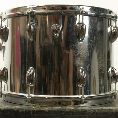 1970s Slingerland 10x14 Chrome Over Wood Tom image 5
