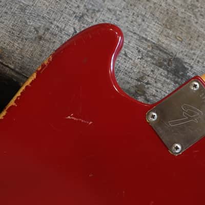 Vintage! 1966 Fender Mustang Electric Guitar Dakota Red + OHSC image 13