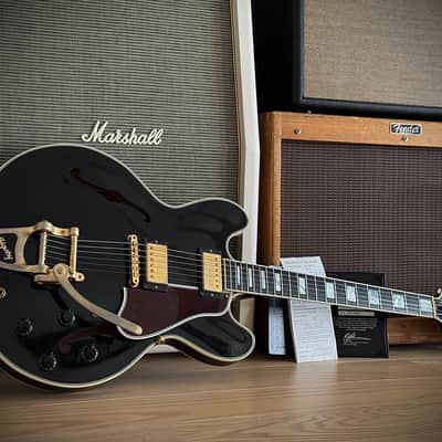 Gibson Custom Shop ES-355 Reissue "Black Beauty" Keith Richards Look, Ebenholz, Bigsby, Classic 57 PU´s ​ 2011 - Ebony image 14