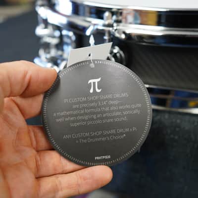 DW Collector's Series Pi - Carbon Fiber - 3.14" x 14" Piccolo Snare Drum image 4
