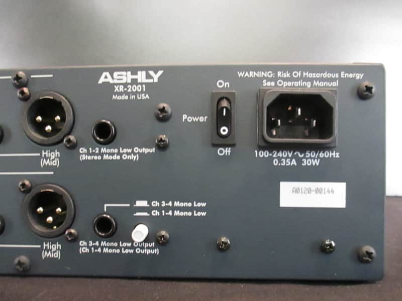 ASHLY （アシュリー）XR-1001 チャンネルディバイダー Ashly XR-1001 2-Way Crossover Rental – TC Furlong Professional Audio