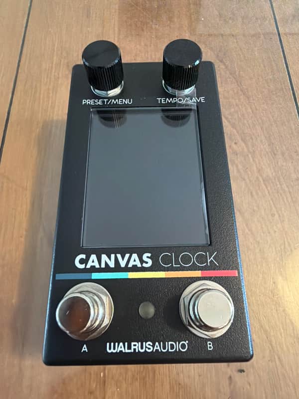 Walrus Audio Canvas Clock