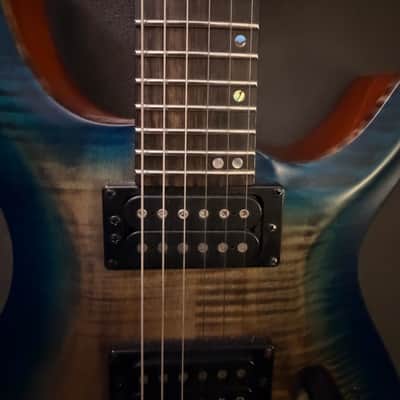 Kiesel California Carved Top (CT6) 2016 - Deep Blue over flame image 4