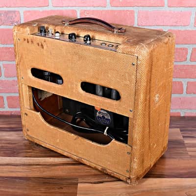 Fender Vintage 1958 Harvard Tweed 5F10 Circuit 1 x 10" 10 Watt Narrow Panel Amp RARE! image 8