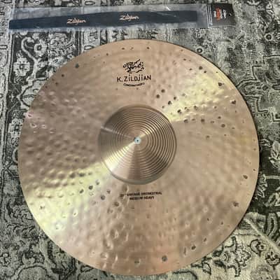 (MINT) Zildjian  K Constantinople 20” Vintage Orchestral Medium Heavy Cymbals Pair, Leather Straps Included image 1