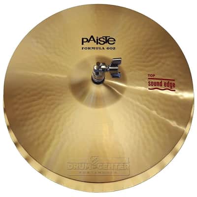 Paiste Formula 602 Sound Edge Hi Hat Cymbals 15" image 1