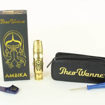 Theo Wanne AMBIKA2 Gold 8 Tenor Saxophone Mouthpiece OPEN BOX image 6