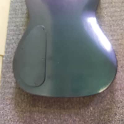Custom Double Cut Telecaster Style Body  Finished In Colour Shift Ionic image 9