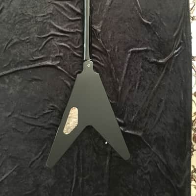 Flying V Custom Shop (Used)  Buckeye Burl Top Handcrafted Black Diamond USA image 10