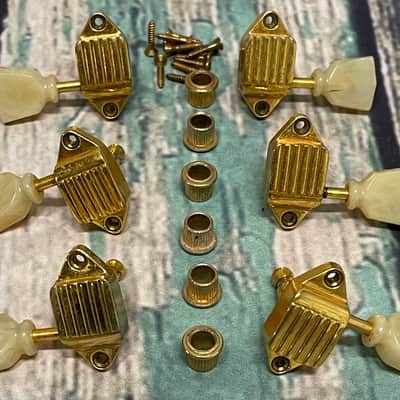 Vintage Original 1955-‘57 Les Paul Custom Tuners w/screws & gromets image 3