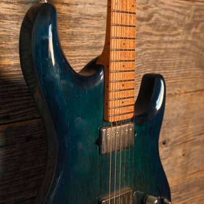 Used Ernie Ball Music Man BFR Luke III HH - Trans Blue w/OHSC image 5