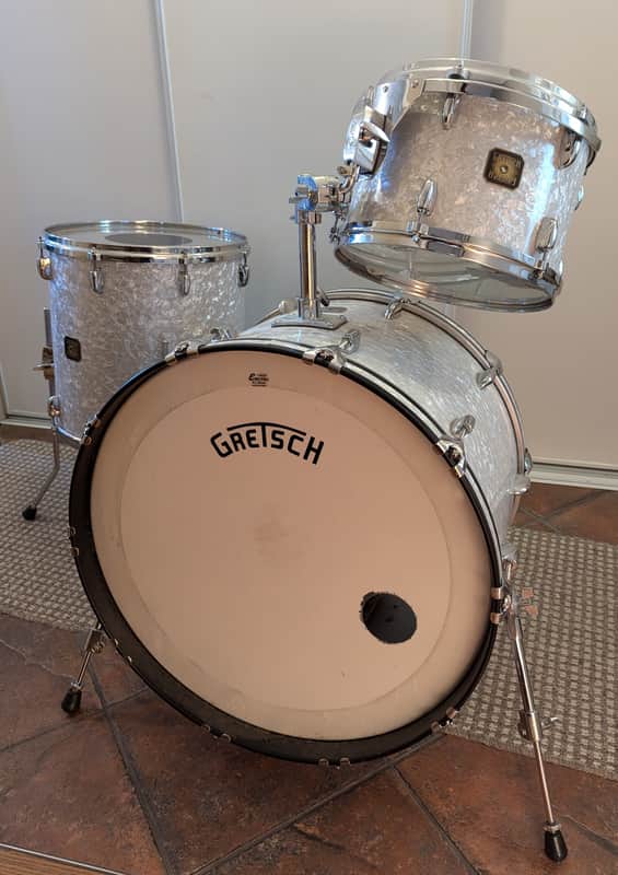 Gretsch USA custom 3pc Drum Kit - 2005 - w/ hardshell cases 24/16/13 image 1