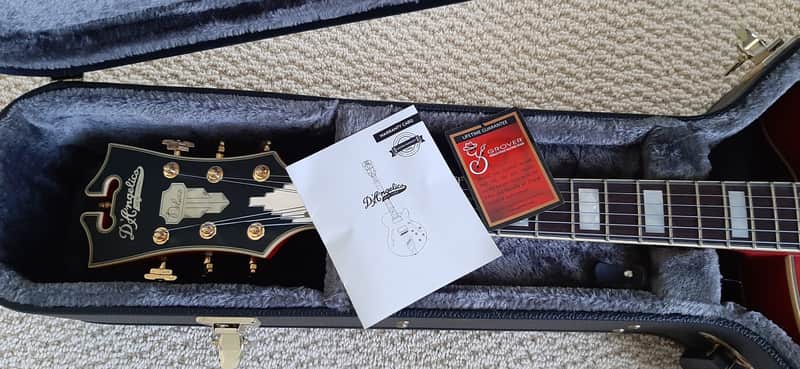 D'Angelico Deluxe EXL-1 Hollow Body Archtop 2010s - Matte Cherry image 1