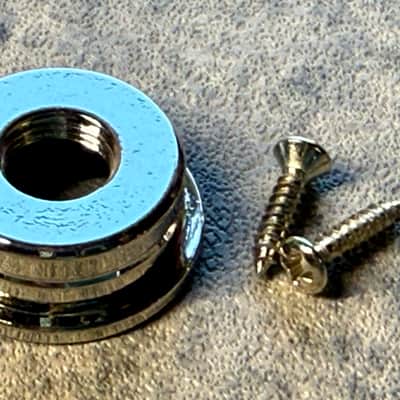 BMC ELECTRO-SOCKET JACK FERRULE/PLATE FOR FENDER TELECASTER TELE WITH SCREWS image 3