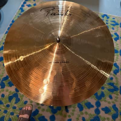 Paiste 16" Signature Precision Thin Crash Cymbal 2013 - Present - Traditional image 1